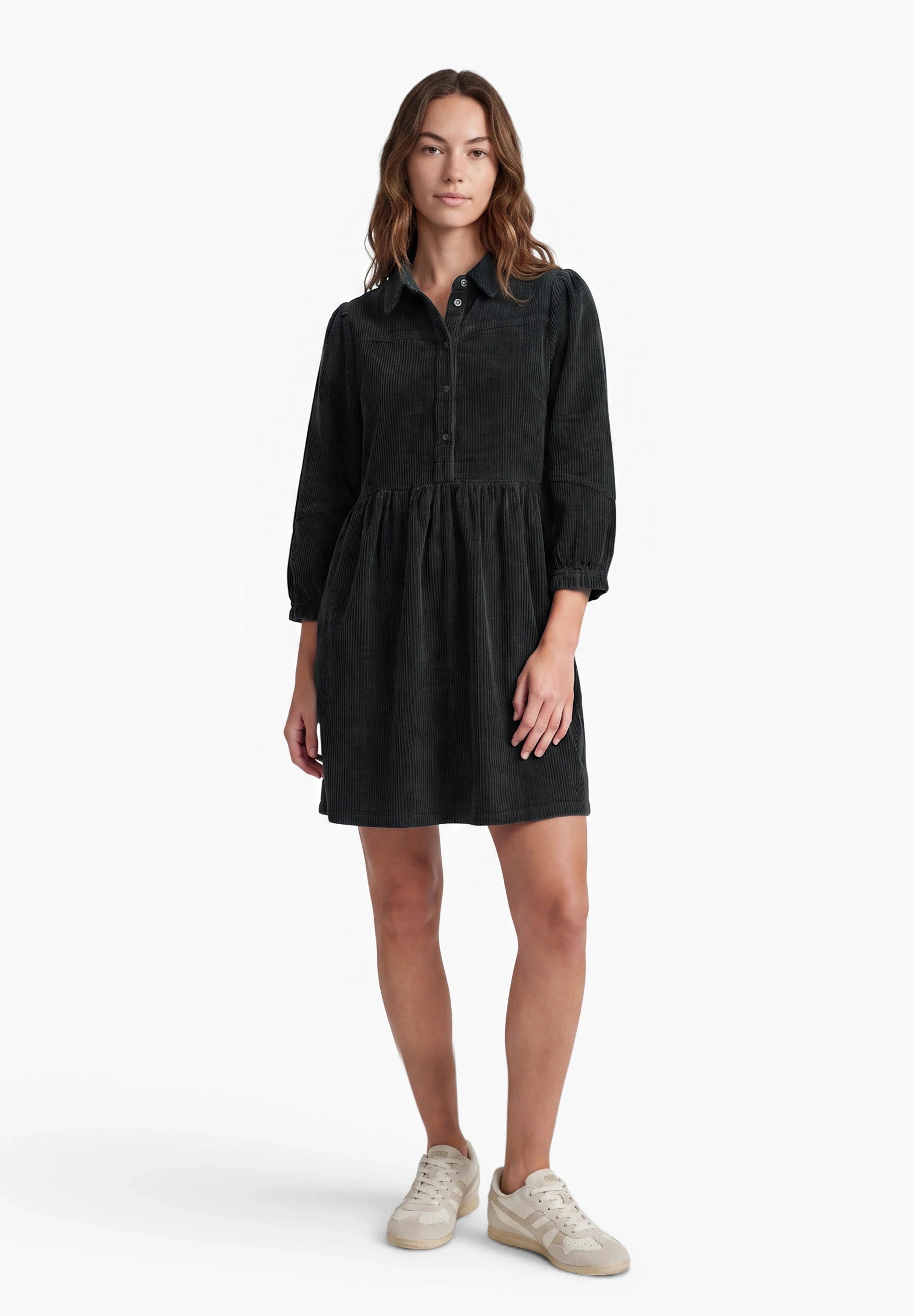 STREET ONE STUDIO Midikleid mit Knopfleiste