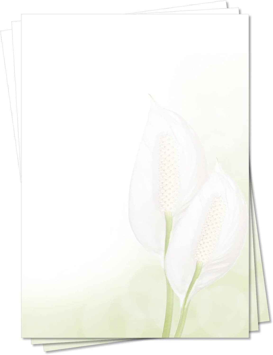 Briefpapier Motivpapier Blumenvielfalt,Blumen DIN A4, gut beschreibbar