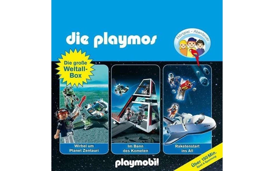 Hörspiel-CD Die Playmos Hörspiel-Box Weltall