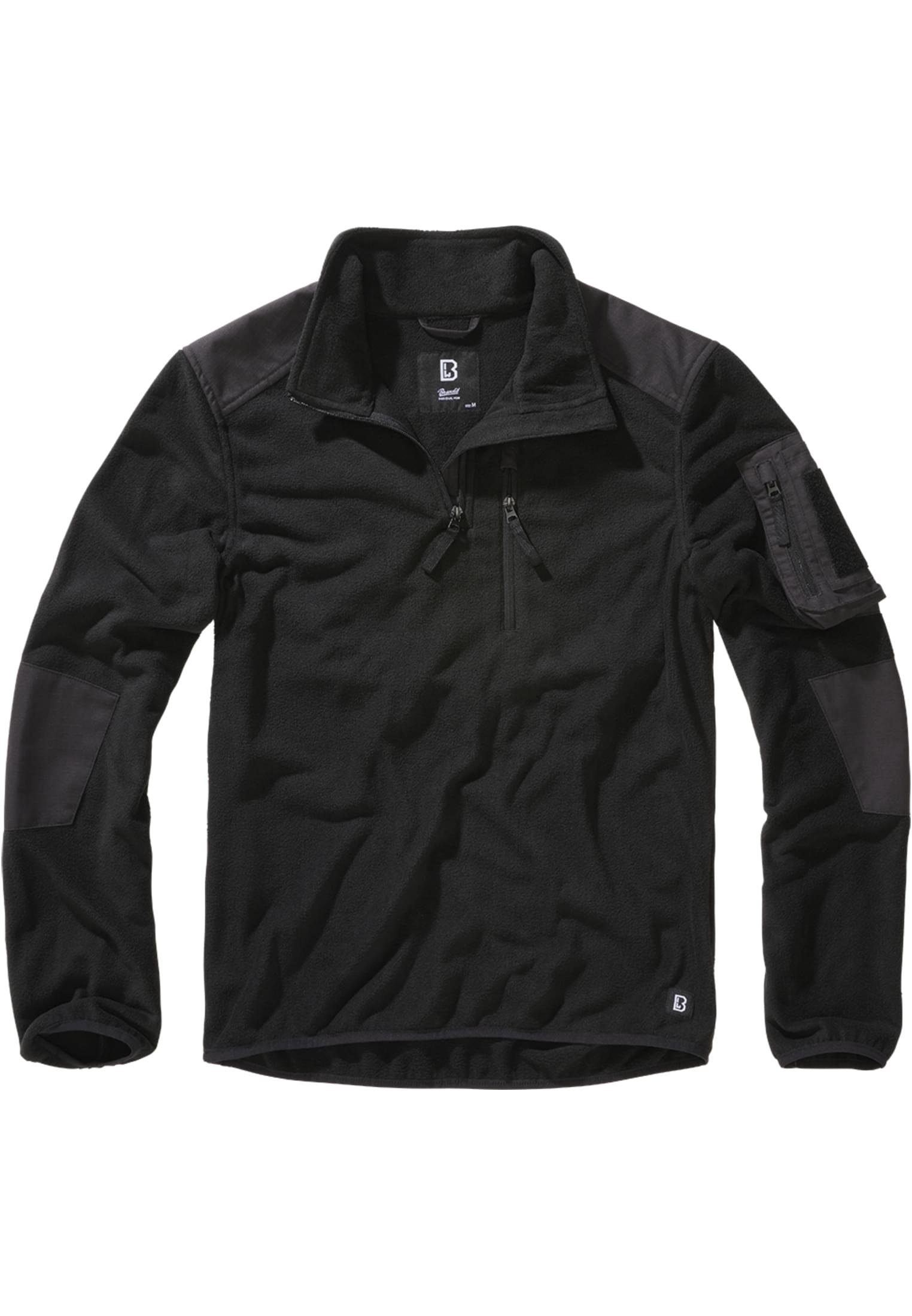 Sweater Herren Fleece Troyer Ripstop