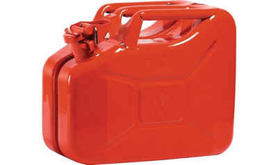 Valpro Aufbewahrungsbox Kraftstoffkanister Inhalt 10 l Feuerrot RAL 3000 Stahlblech L345xB165xH275mm