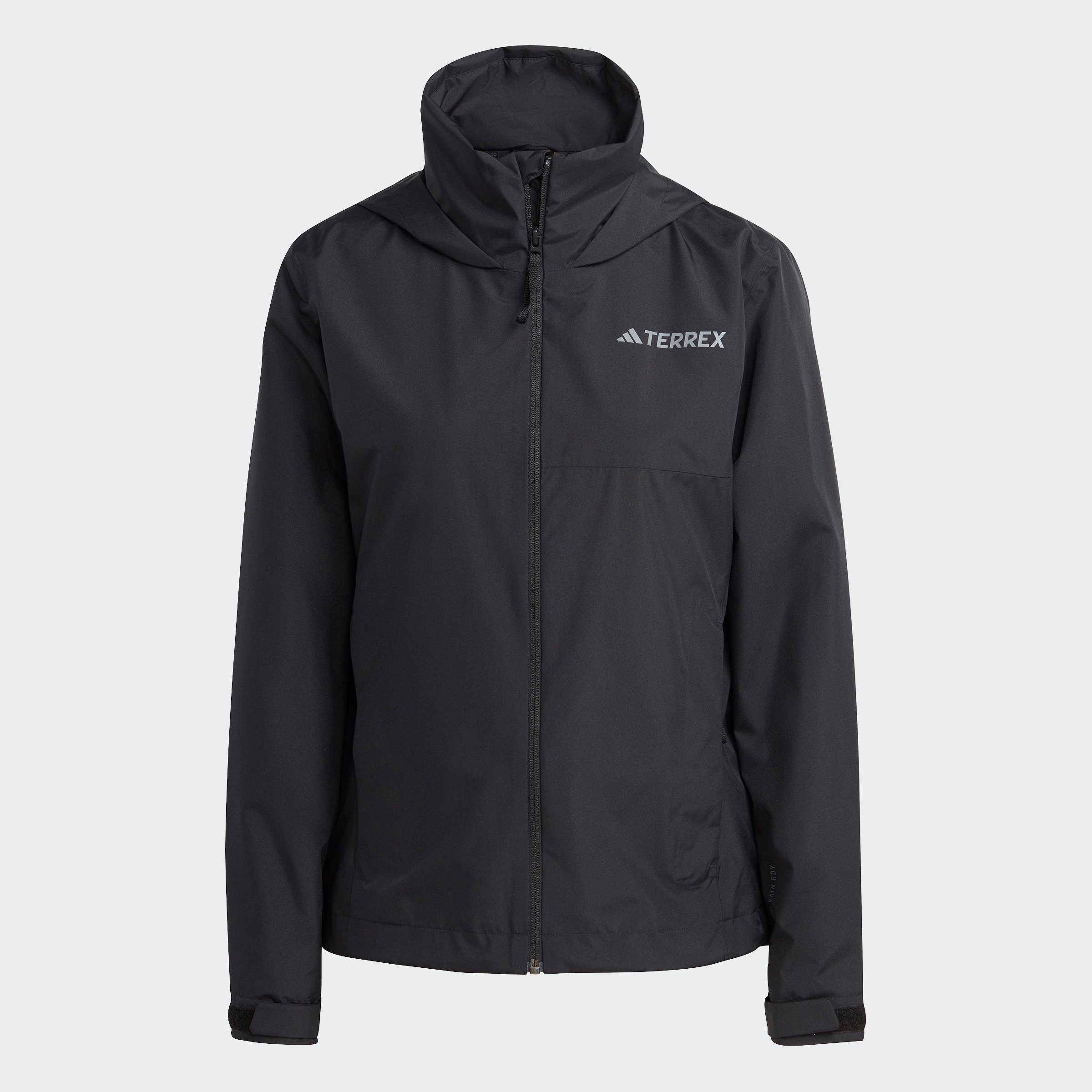 adidas TERREX MULTI Black 2LAYER Outdoorjacke TERREX RAIN.RDY REGENJACKE