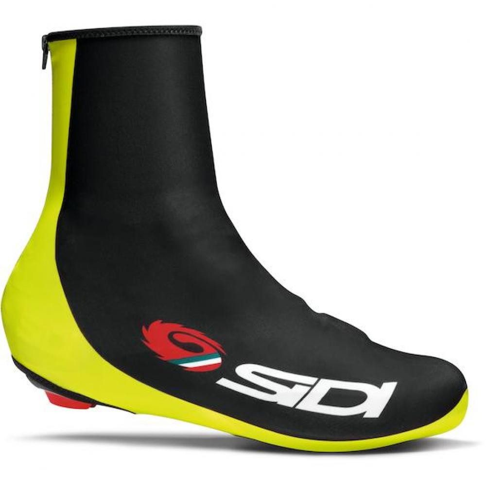 Sidi Fahrrad-Überschuh Sidi Überschuhe Chrono Plus 44-47 schwarz/gelb fluo - aerodynamischer