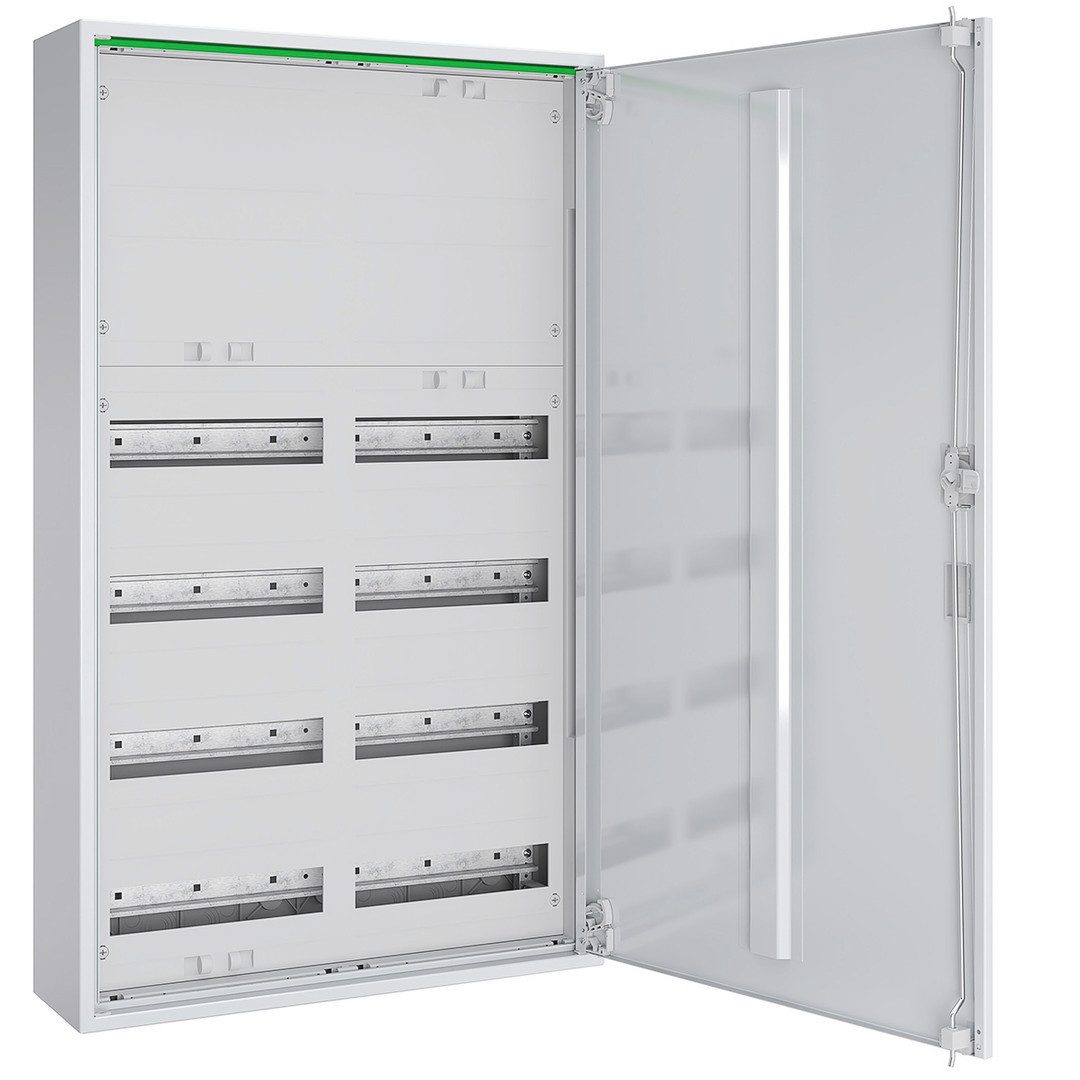 ABN Verteilerbox ABN Feldverteiler, AP, mit Volltür, 2x4-reihig (ABNRM206K02)