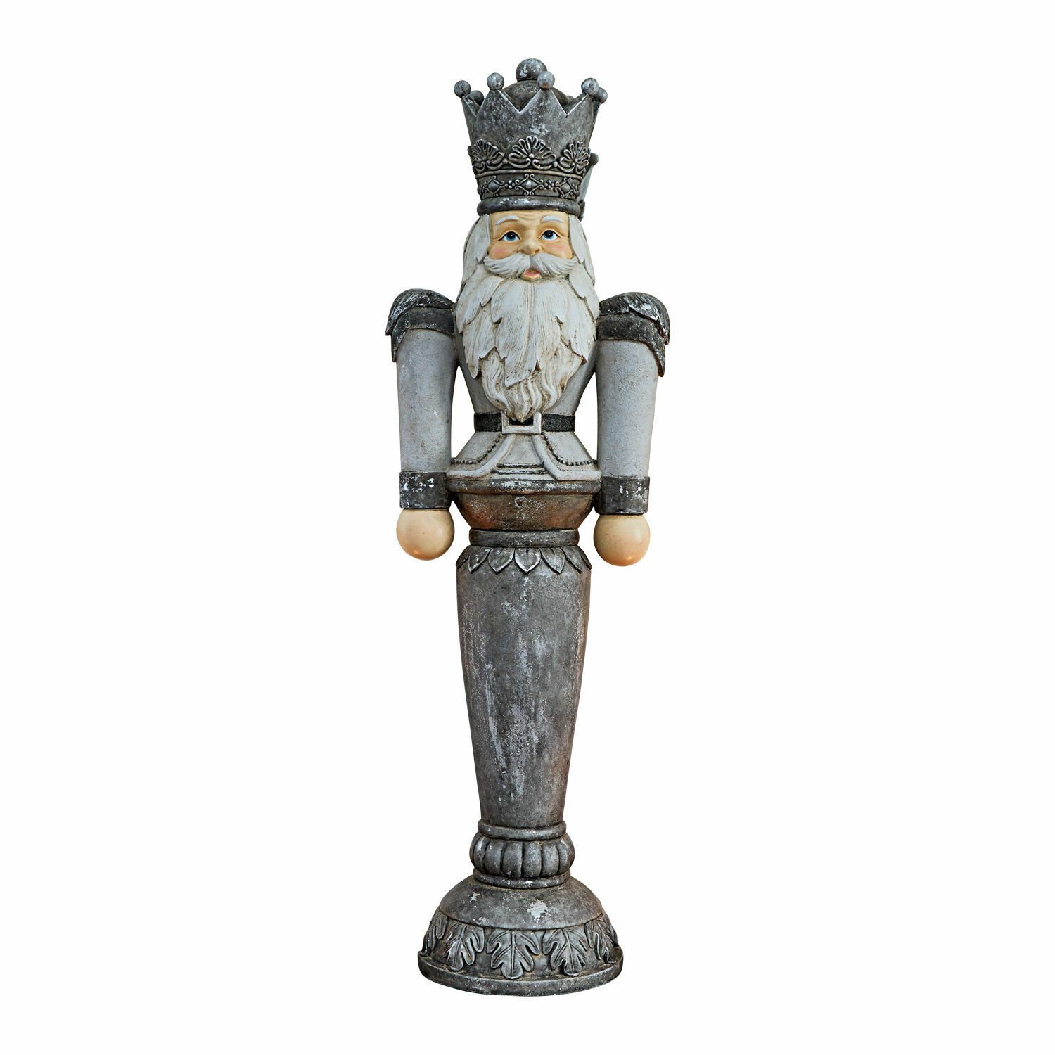 Mirabeau Weihnachtsfigur Deko-Figur Carter antikgrau (kein Set, kein Set)