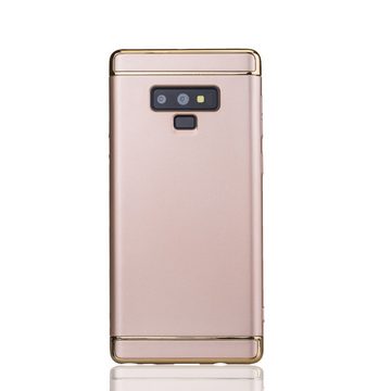 König Design Handyhülle Samsung Galaxy Note 9, Samsung Galaxy Note 9 Handyhülle Backcover Gold