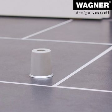 WAGNER design yourself Türstopper Bodentürstopper / Wandtürstopper VULKANO MIDI - Ø 35 x 36 mm, verschiedene Farben, Puffer aus hochwertigem Vollgummi, zum Schrauben