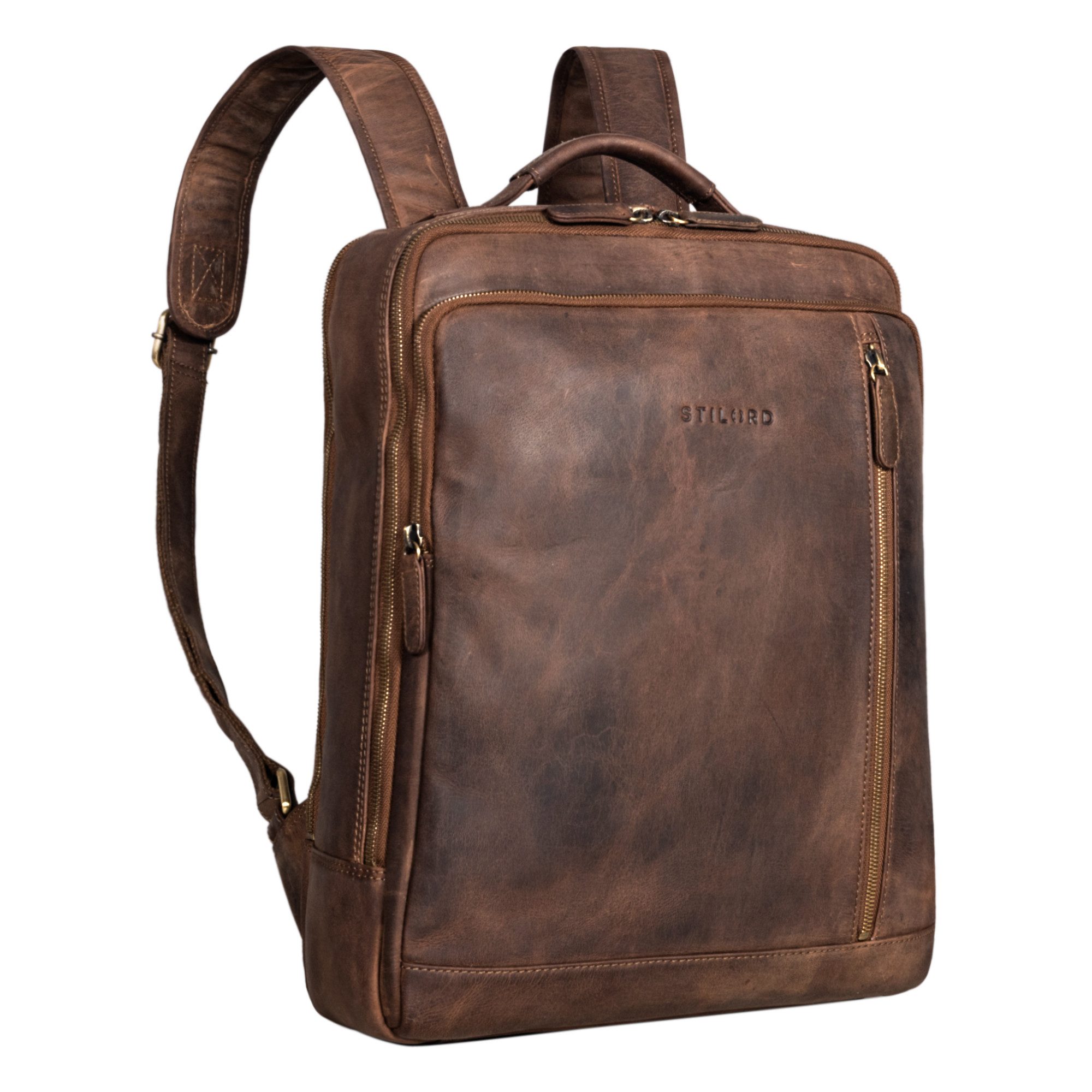 Notebook-Rucksack "Kaleb" Laptoprucksack Leder