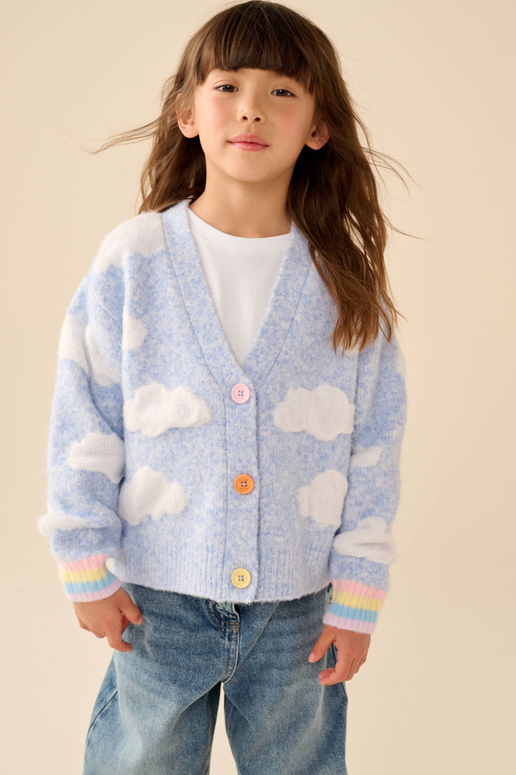 Little Bird by Jools Oliver Strickjacke Little Bird by Jools Oliver geknöpfte Strickjacke (1-tlg)
