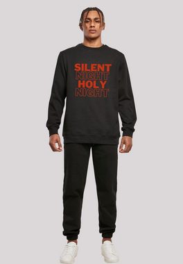 F4NT4STIC Hoodie Silent Night Holy Night Weihnachten Print