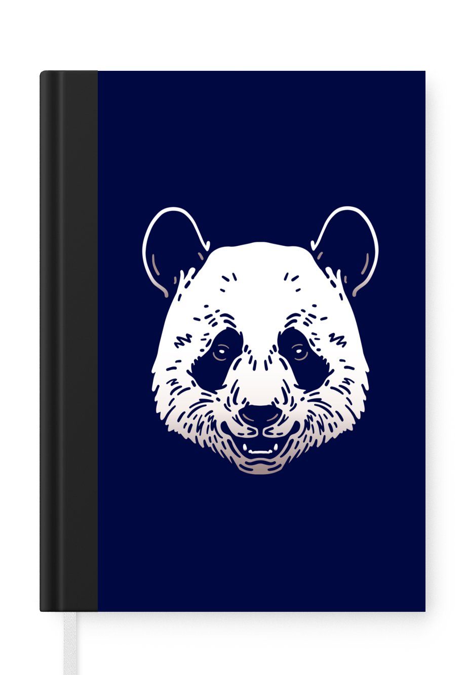 MuchoWow Notizbuch Panda - Tier - Entwurf, Journal, Merkzettel, Tagebuch, Notizheft, A5, 98 Seiten, Haushaltsbuch