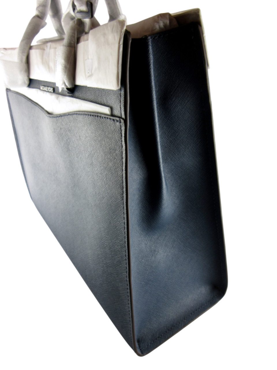 MICHAEL KORS Schultertasche Business Damen 'Jet Set Travel' Large Leder navy blau