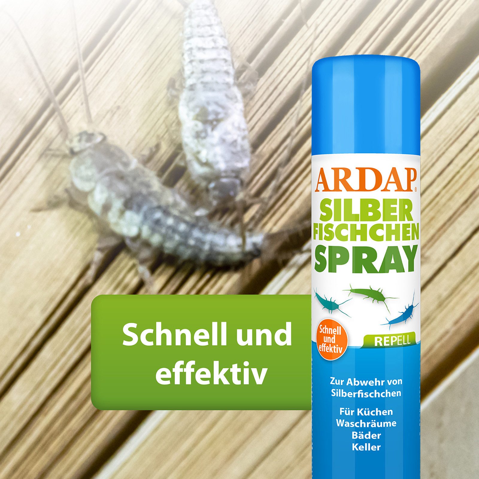 Ardap Insektenspray ARDAP Repell Silberfischchen Spray 400 ml