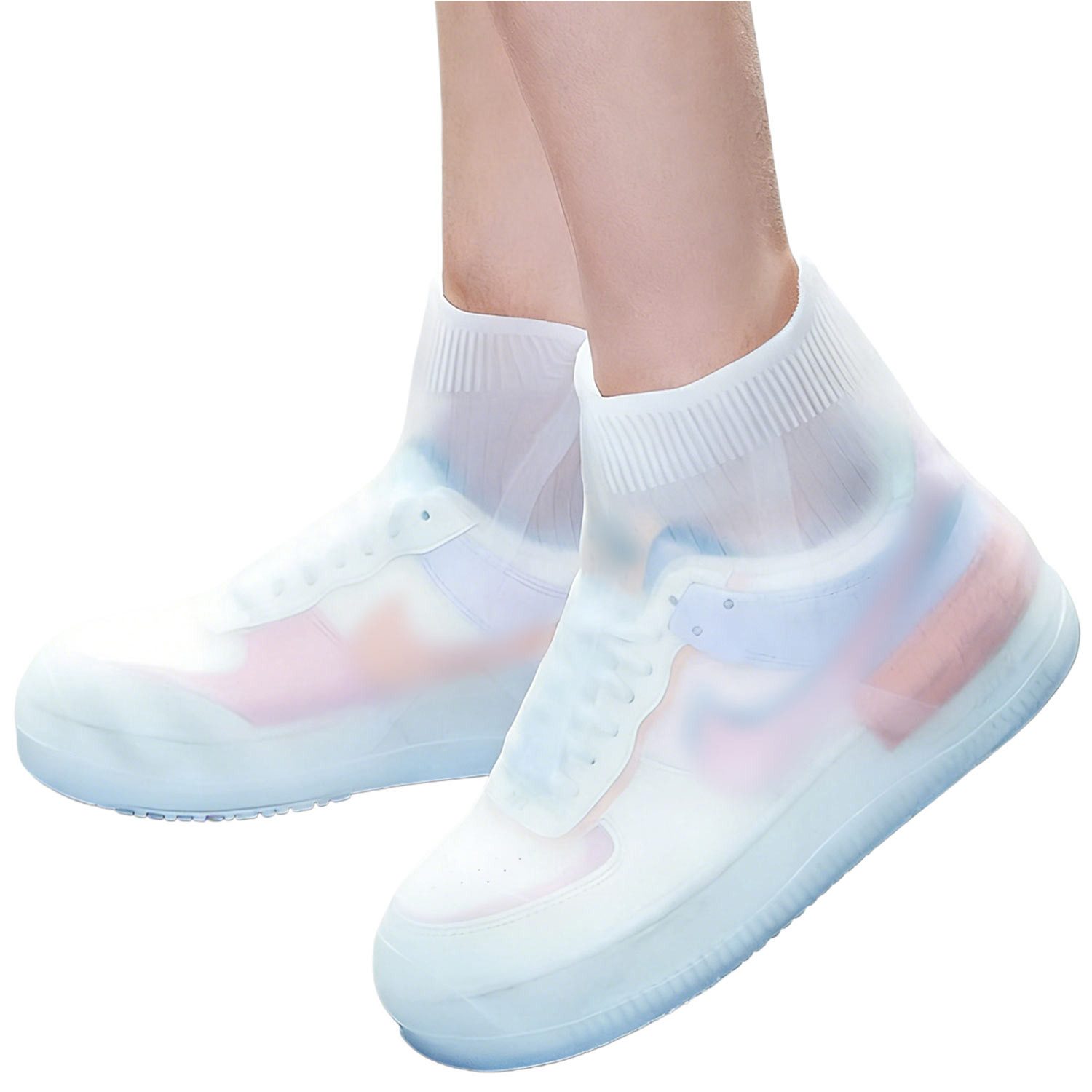 Refttenw Schuhschoner Schuhüberzieher Wasserdicht,Schuh-Überzieher,Rutschfeste Regen-Schuhe