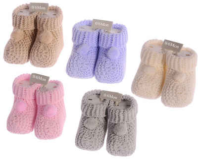 La Bortini Füßlinge »Baby Strickschuhe Socken ab 0Mon Stricksocken Erstlingssocken Babyschuhe«