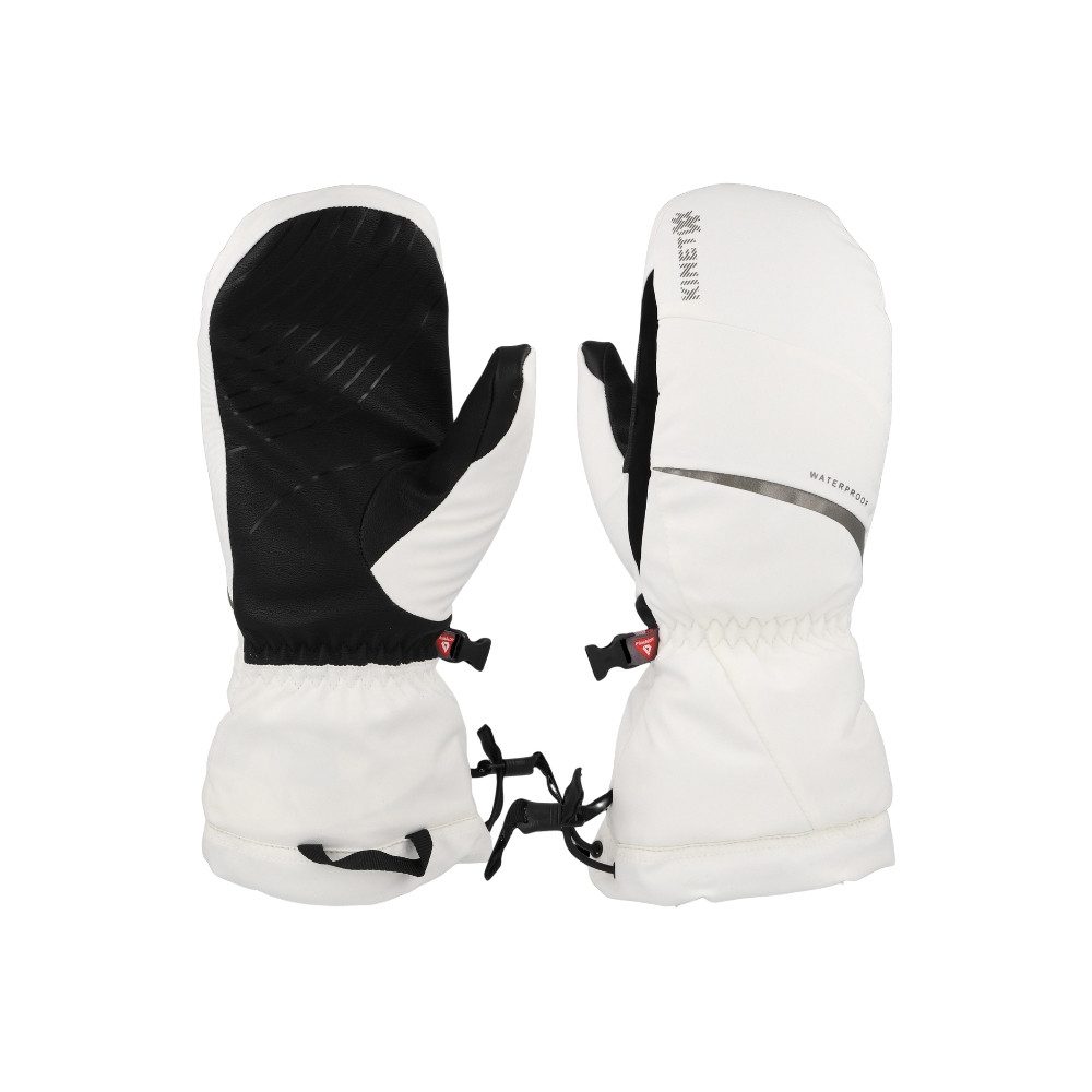 Kinetixx Skihandschuhe Besonders warmer Damen-Fäustling Arven Mitten, KinetiXx (in schwarz und weiß)