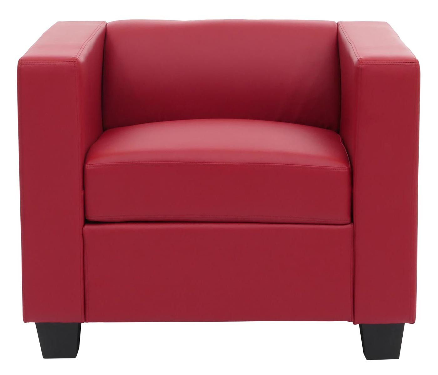 MCW Sessel Lille, Bequemes Polster, Lounge-Stil, Kunststofffüße, Hohe Standfestigkeit