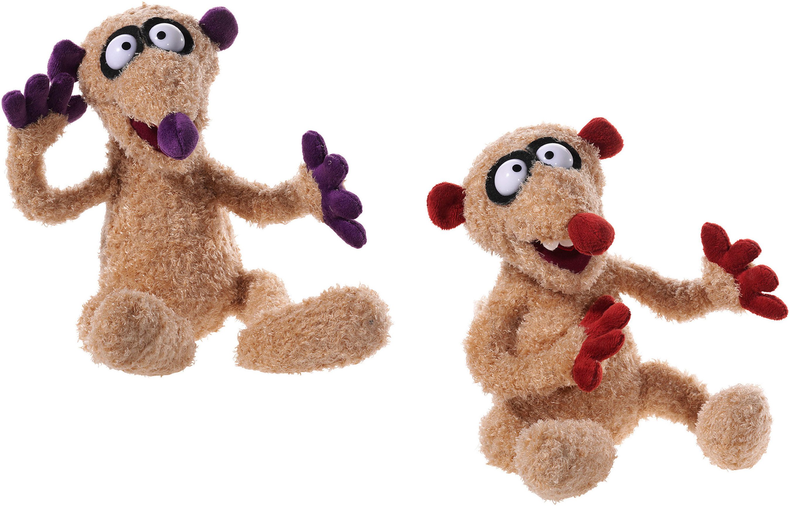 Heunec® Handpuppe Jan & Henry, Handpuppen Set, enthält recyceltes Material