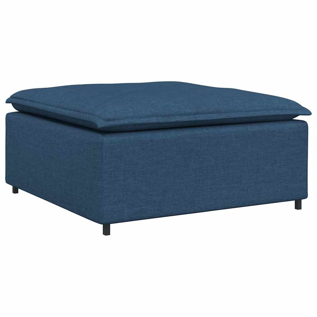vidaXL Sofaelement Modulares Sofa-Fußhocker-Modul Blau 100 günstig online kaufen