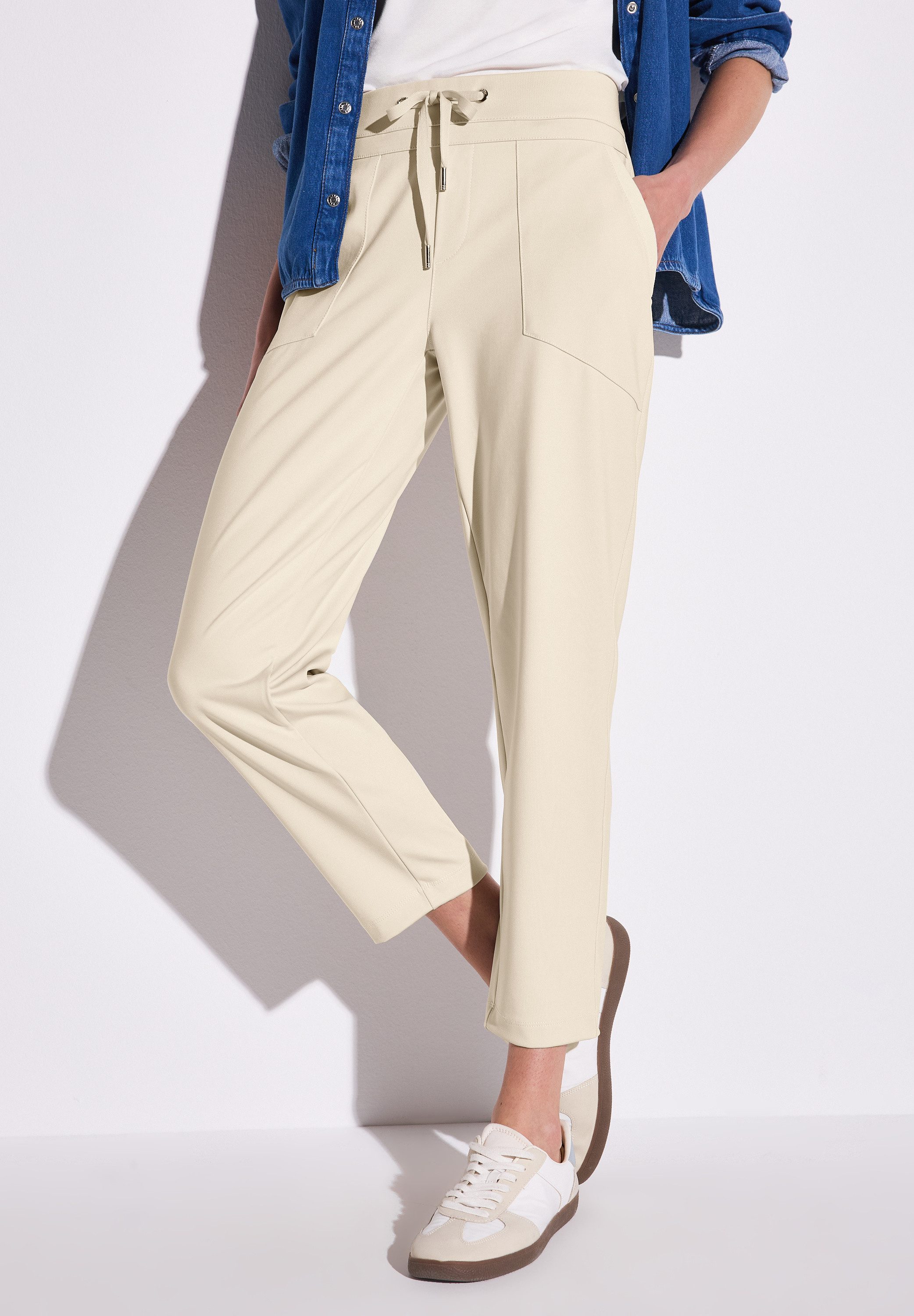 STREET ONE Stoffhose Style Bonny Sommerhose mit Tunnelzug am Bund günstig online kaufen