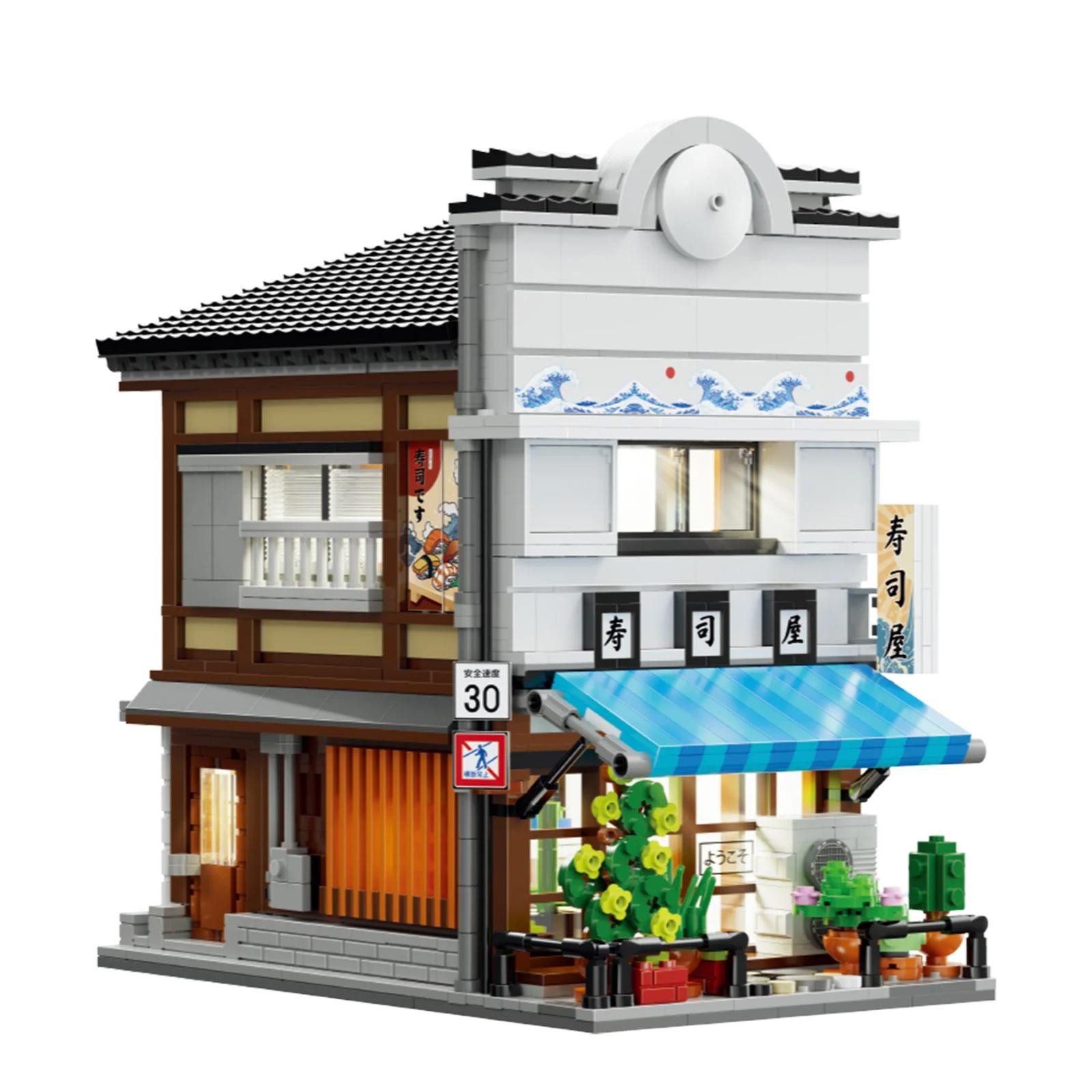 CaDA CaDA Japan Sushi Shop (1665 Teile) Konstruktionsspielsteine