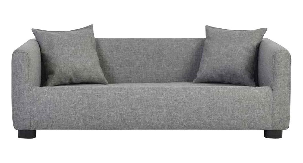 Xlmoebel Tiersofa Großes graues Hundebett mit Textil-Polsterung, Hergestellt in Europa
