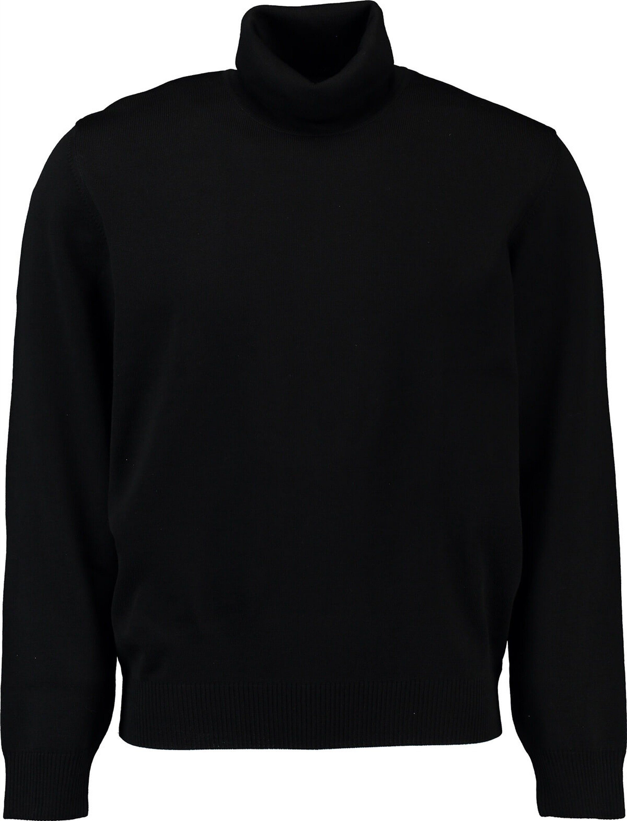 MAERZ Muenchen Rollkragenpullover MAERZ Rollkragen-Pullover schwarz Merino