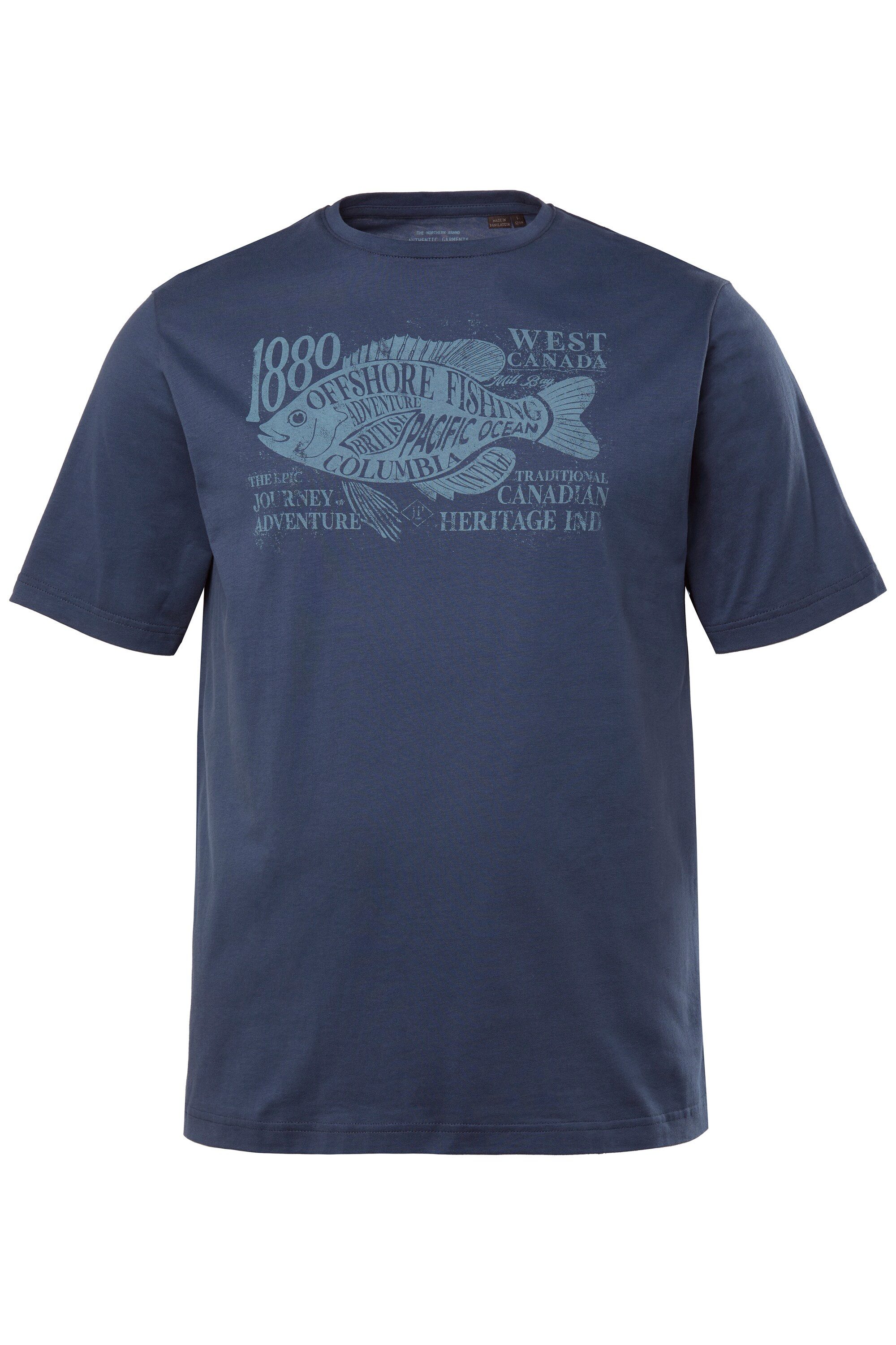 JP1880 T-Shirt JP1880 T-Shirt Halbarm Brust-Print günstig online kaufen