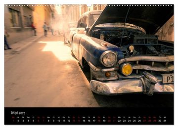 CALVENDO Wandkalender Cuba mobil - Kuba Autos (Premium, hochwertiger DIN A2 Wandkalender 2023, Kunstdruck in Hochglanz)