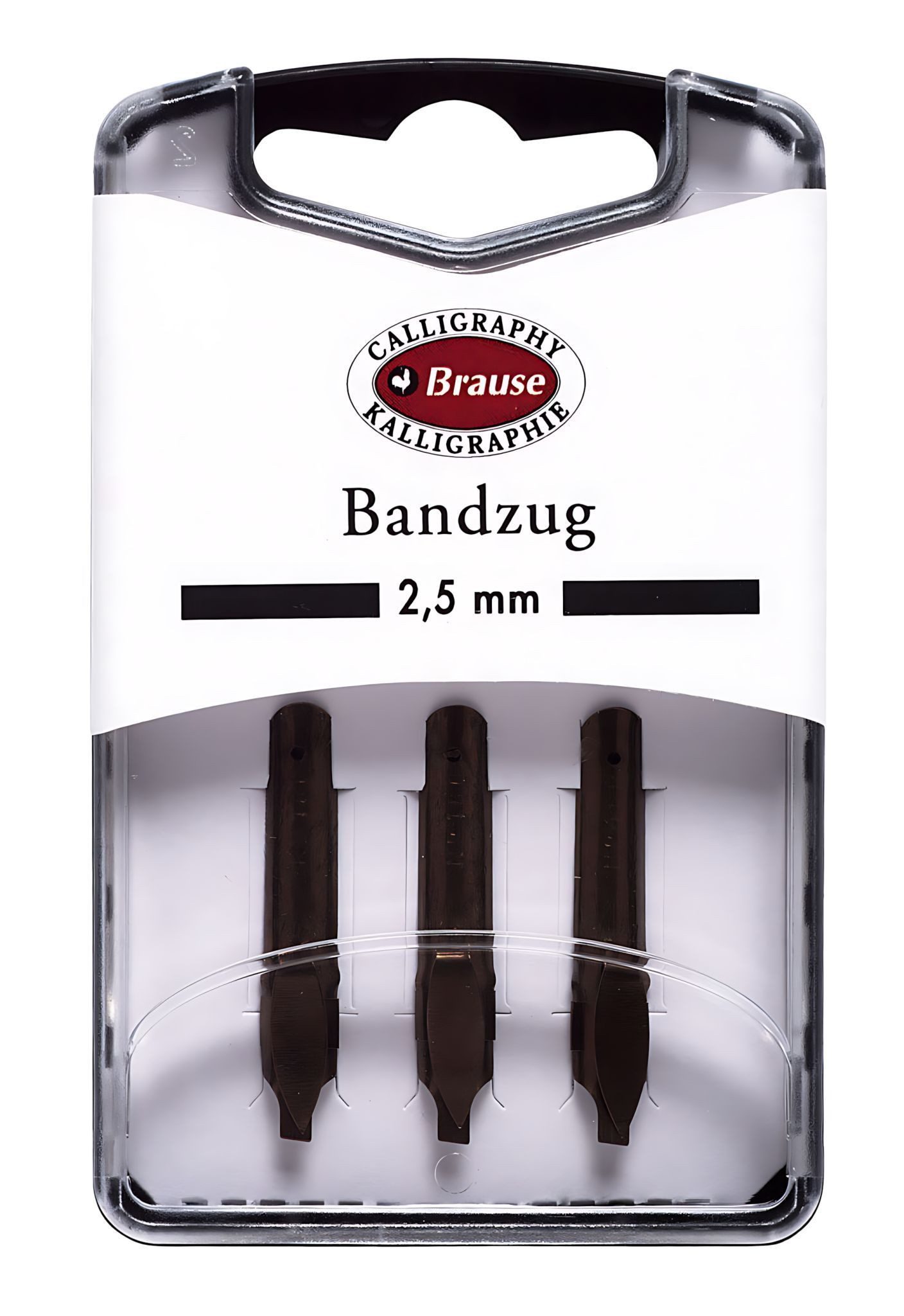 EXACOMPTA Kalligraphie-Stift Brause Feder Bandzug 2,5mm 3 St
