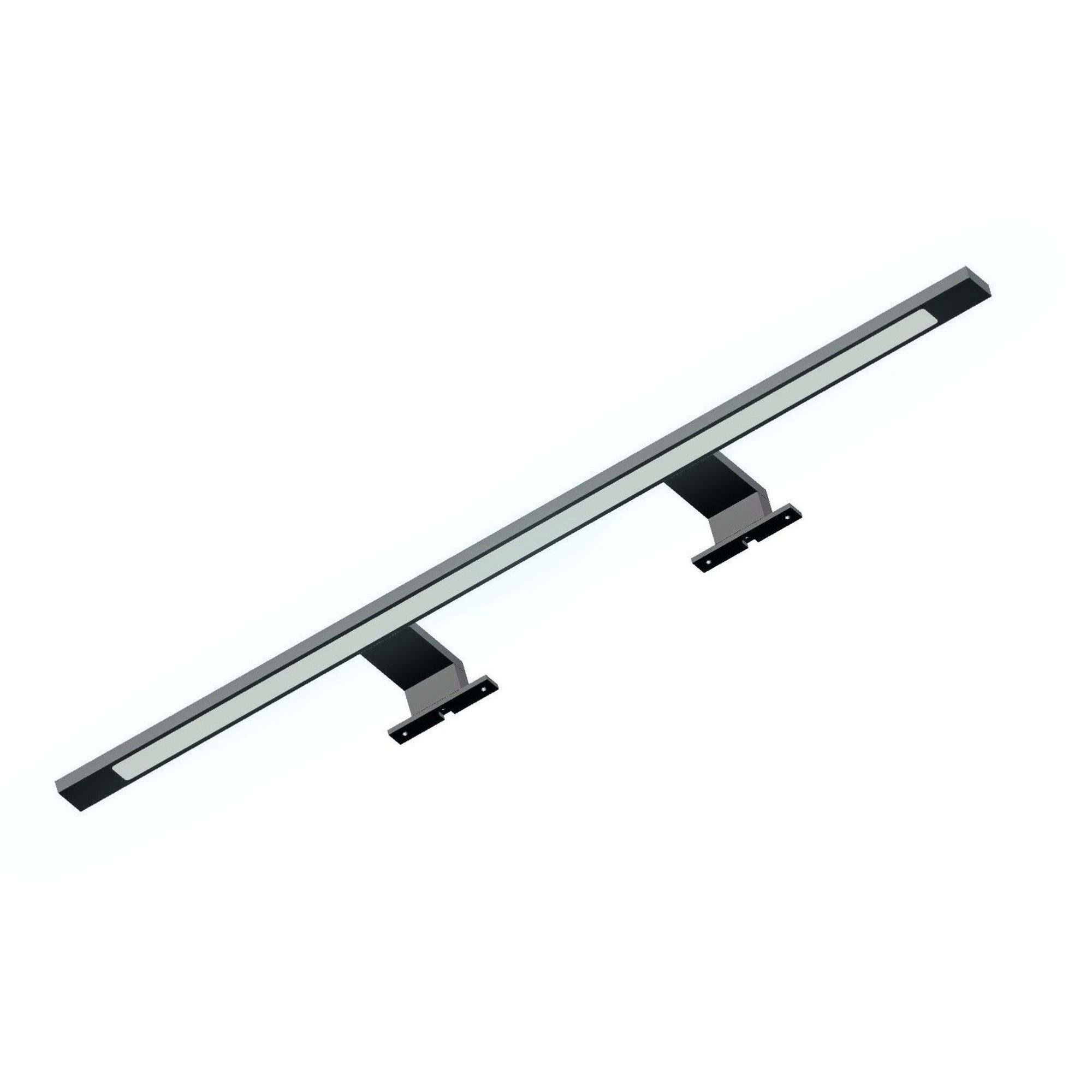kalb LED Spiegelleuchte LED Badleuchte schwarz günstig online kaufen