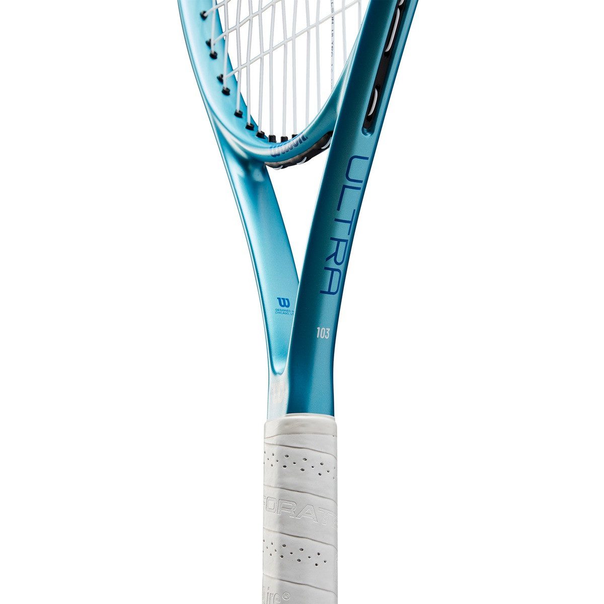 Wilson Tennisschläger Ultra Power 103in/275g/Allround 2024/2025 blau - besaitet
