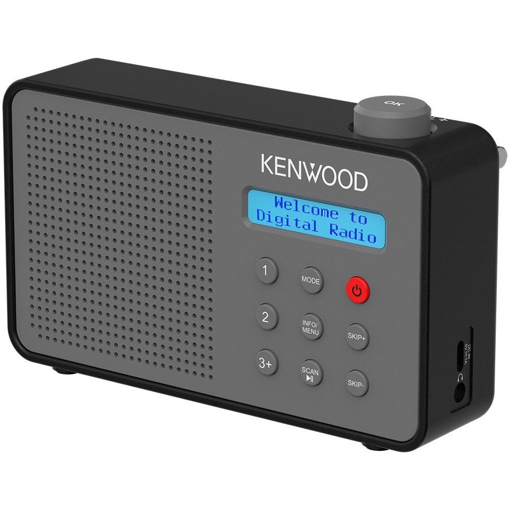 Kenwood CR-M25DAB-H Kofferradio mit DAB/DAB+ grau Radio