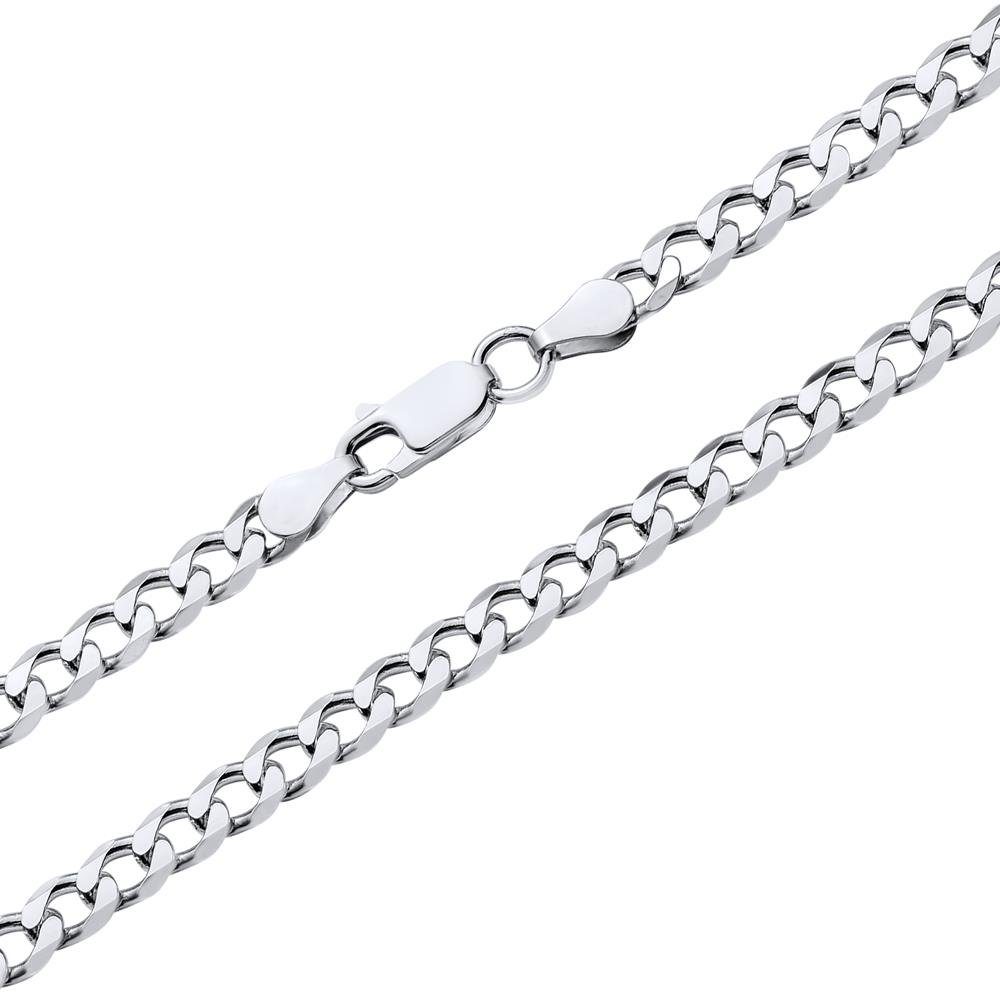 JEWLIX Panzerkette 925 Silberkette Herren Panzerkette 4,5mm von JEWLIX PK0045 45cm