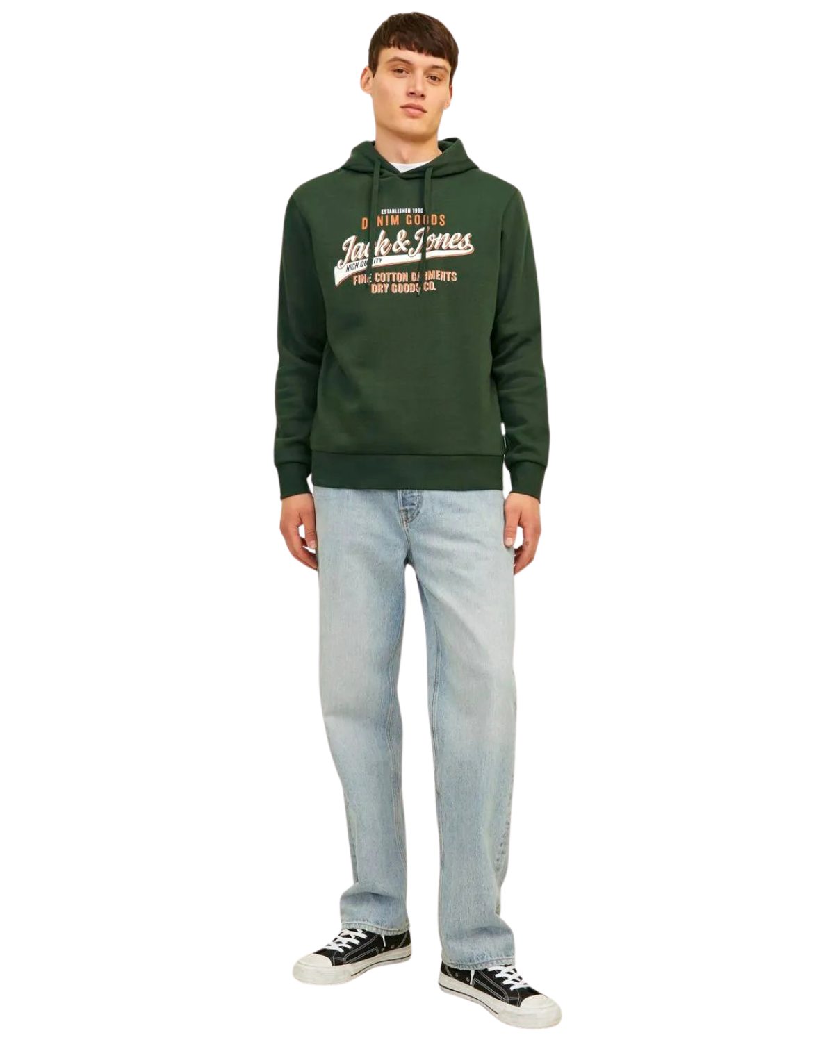 Jack & Jones Hoodie mit Kängurutasche, mit Kapuze, mit Logodruck – Bild 3 von 3