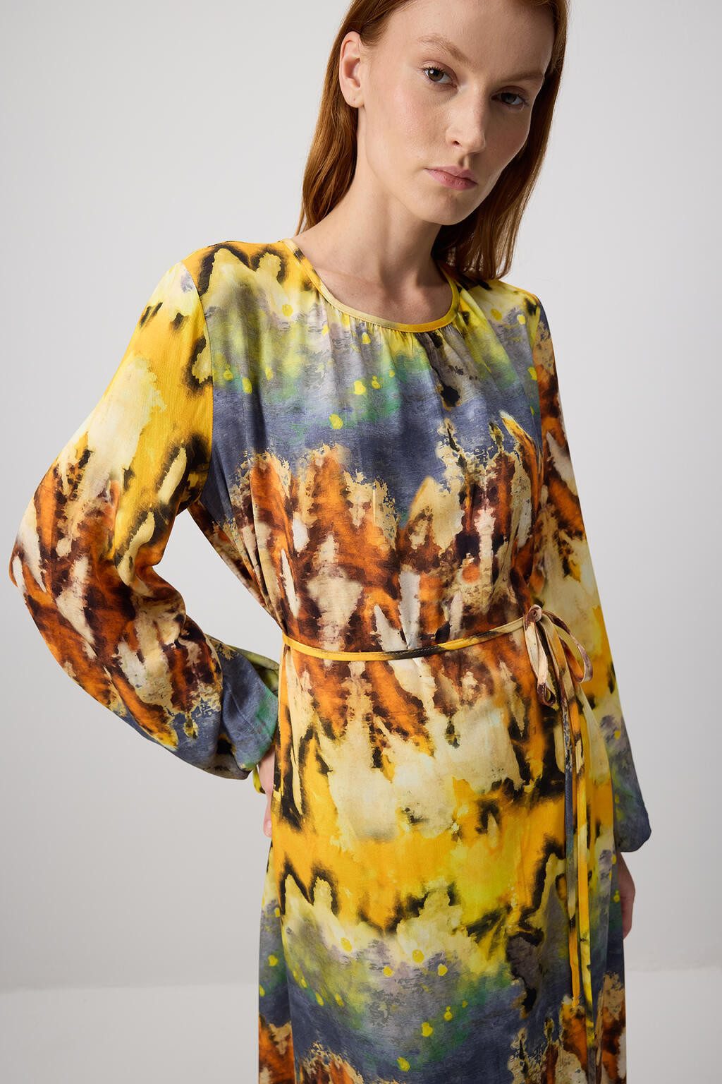 touche prive Maxikleid GEMUSTERTES VISKOSEKLEID