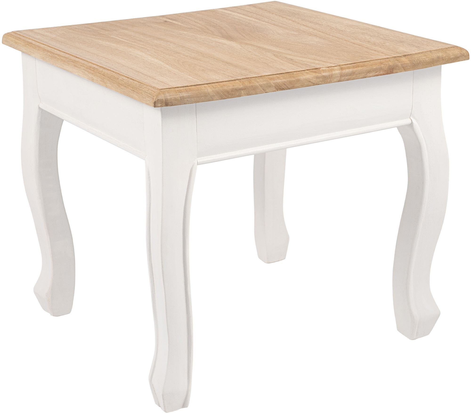 CLP Beistelltisch Alma (1er), 50x50 cm, Sofatisch im Landhausstil