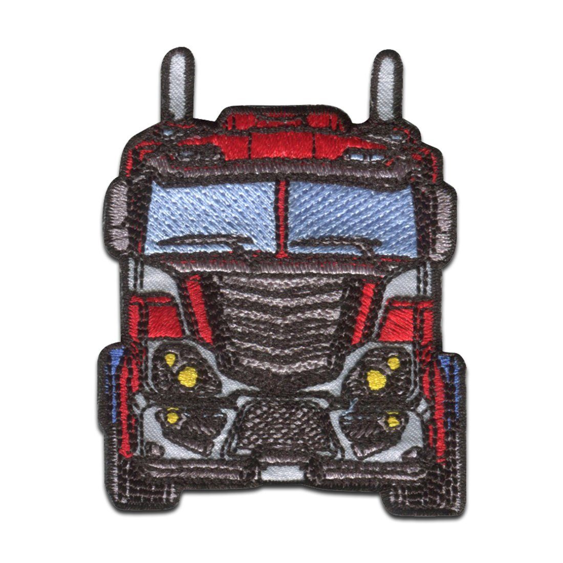 Transformers Пластырь Bügelbild, Aufbügler, Applikationen, Patches, Flicken, zum aufbügeln, Polyester, Transformers Optimus Prime Auto - Größe: 5,5 x 6,9 cm