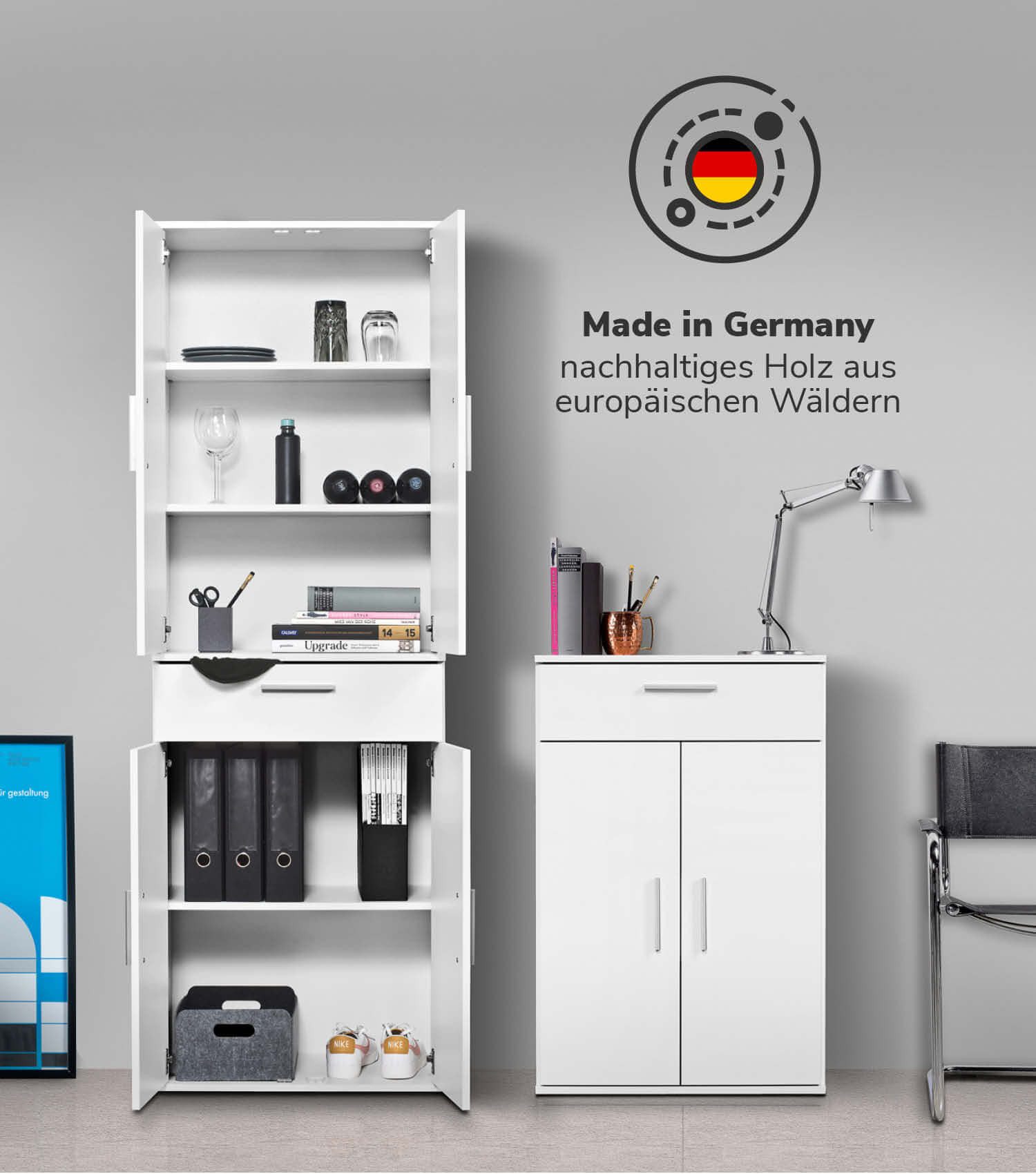 mokebo Schrank-Set Die Allzweckwaffe, (2er-Set), Stauraum-Set aus Mehrzweck günstig online kaufen