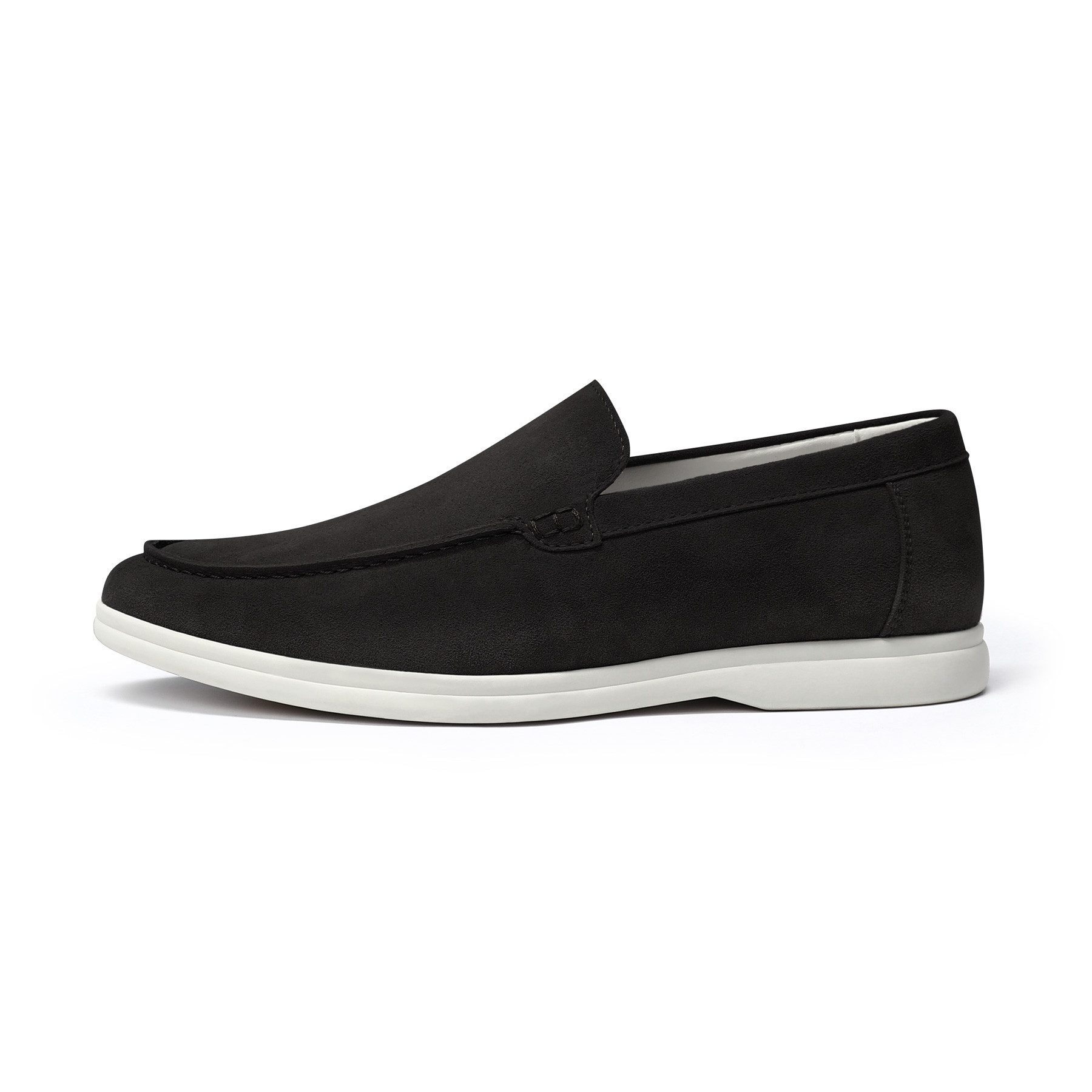 Allthemen Loafer aus Wildlederoptik Mokassins Herren Slipper casual Halbschuh