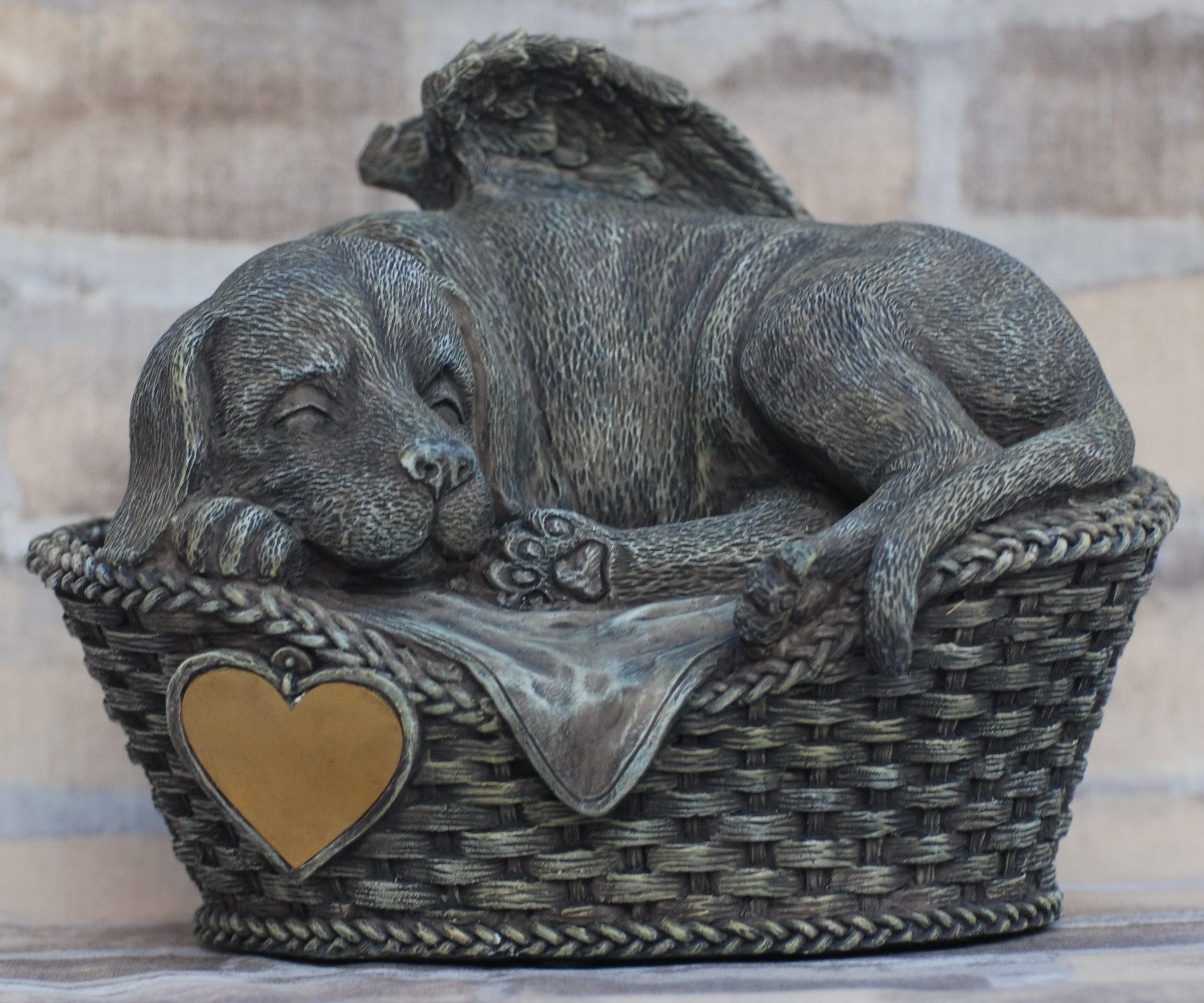 MystiCalls Dekofigur Hunde Urne als Hunde-Engelfigur günstig online kaufen