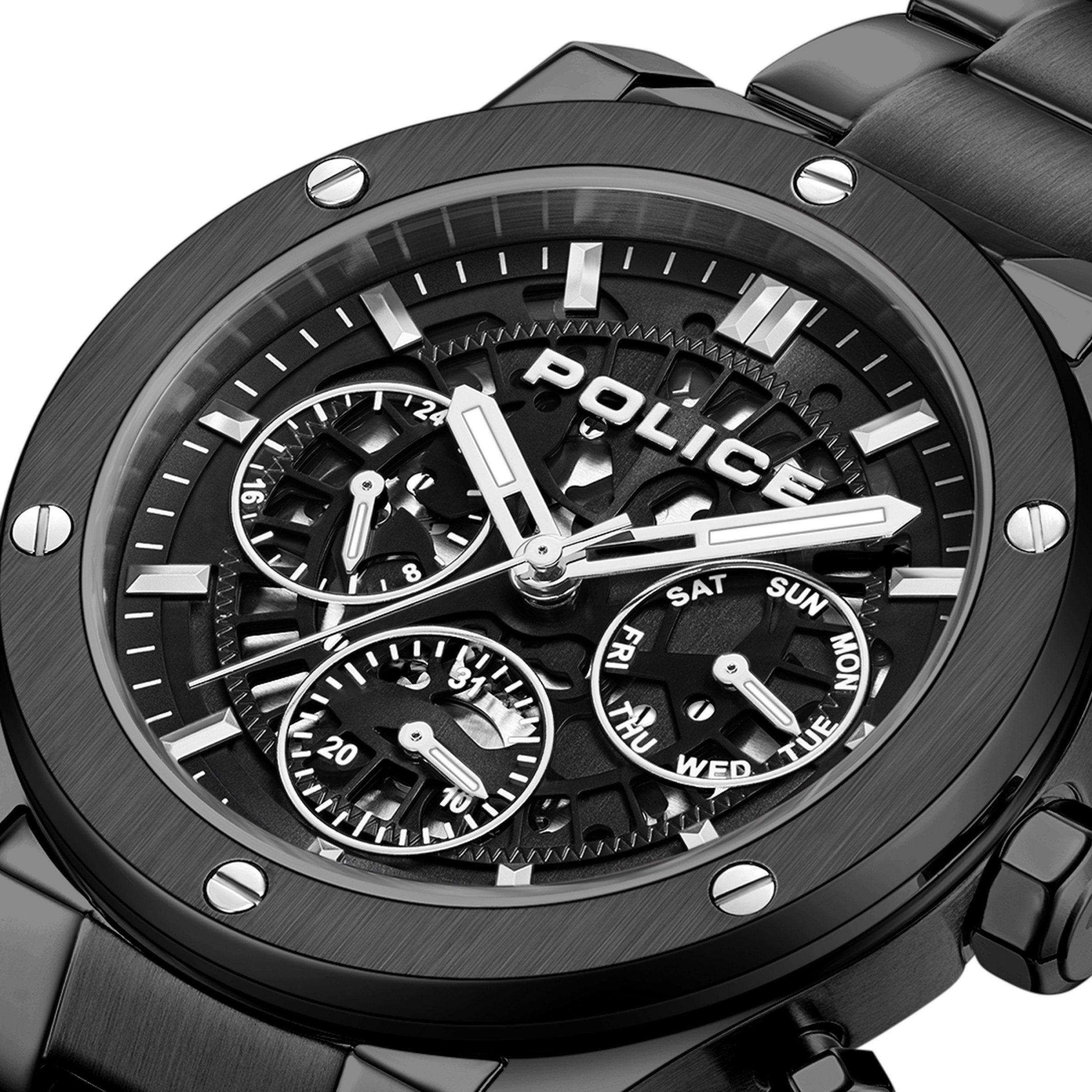 Police Quarzuhr Quarzuhr Herrenuhr 42 Quarz Herren PEWJK0006401