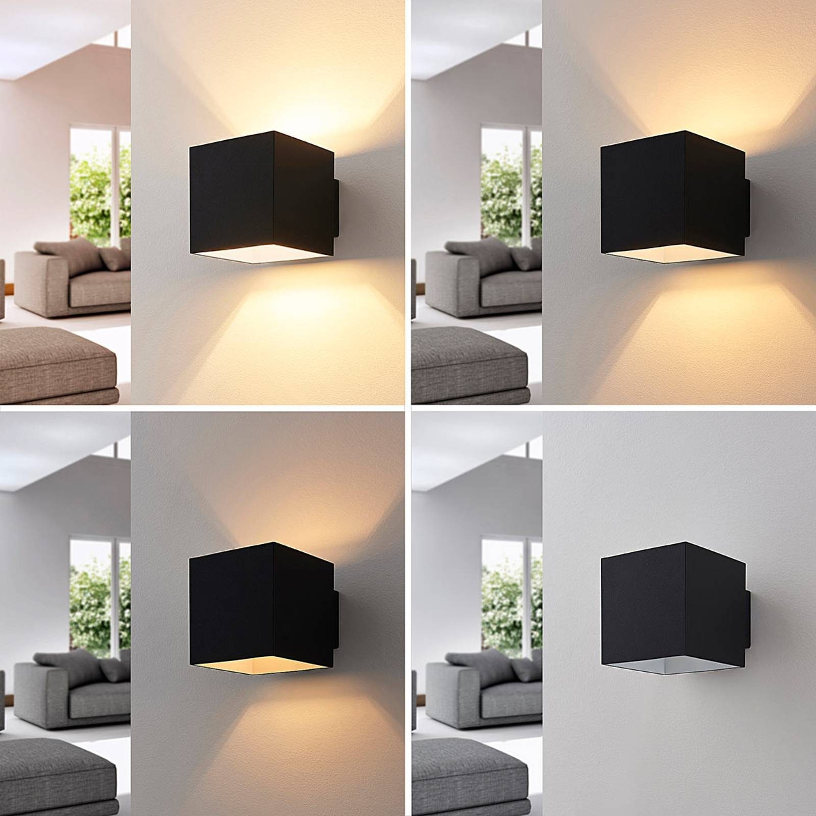 Arcchio Wandleuchte Rocco, dimmbar, LED-Lampen, Modern, günstig online kaufen