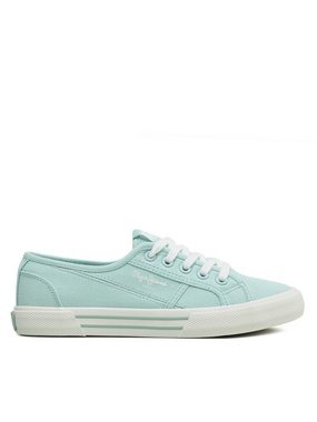 Pepe Jeans Sneakers aus Stoff Brady Basic W PLS31287 Light Water Green 647 Sneaker