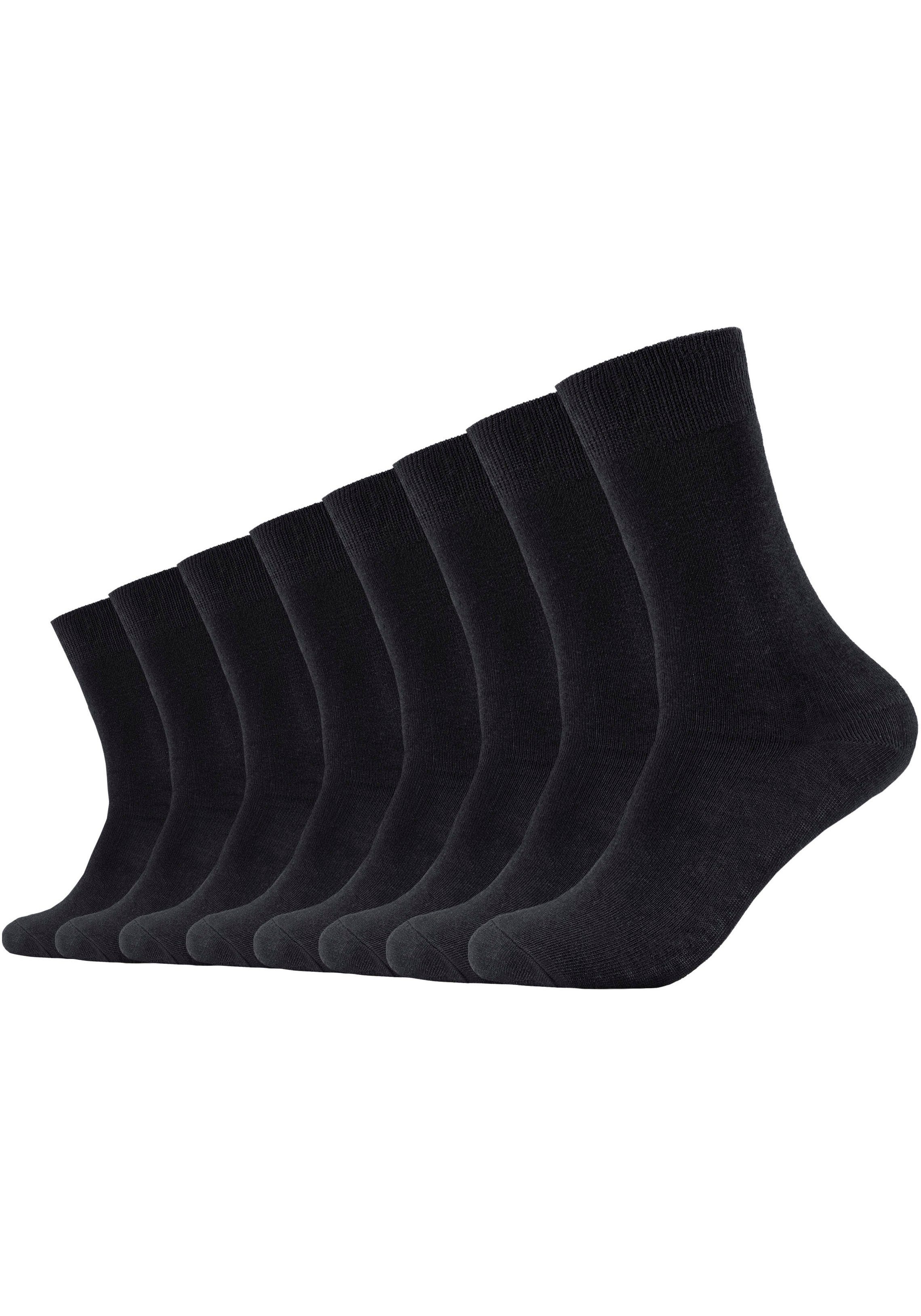 s.Oliver Socken (Packung, 8-Paar) Frombeständig und langlebig schwarz | Lange Socken