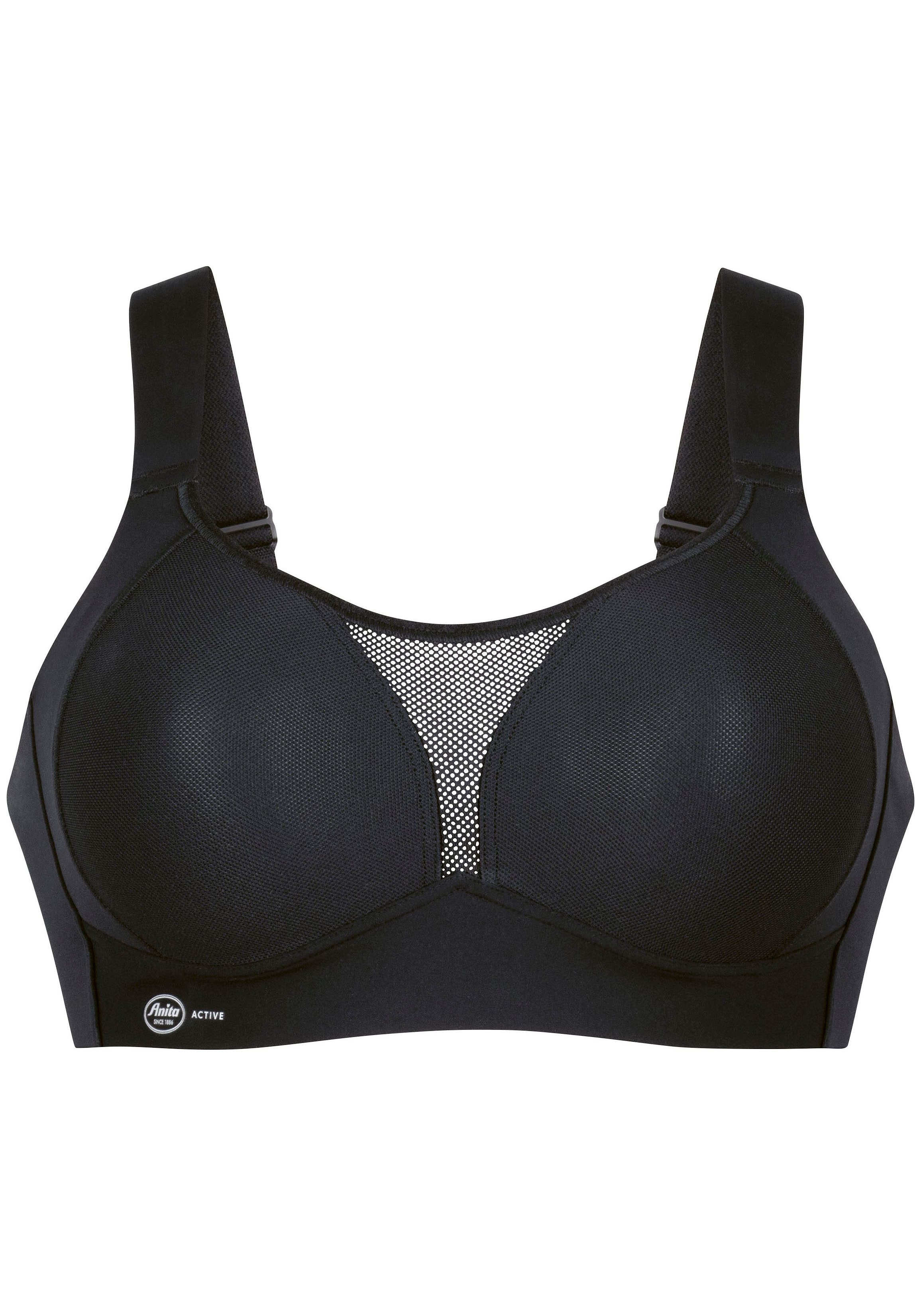 Anita Active Sport-BH Smart Control Cups vorgeformt, weich, nahtlos, schlicht, breites Unterbrustband