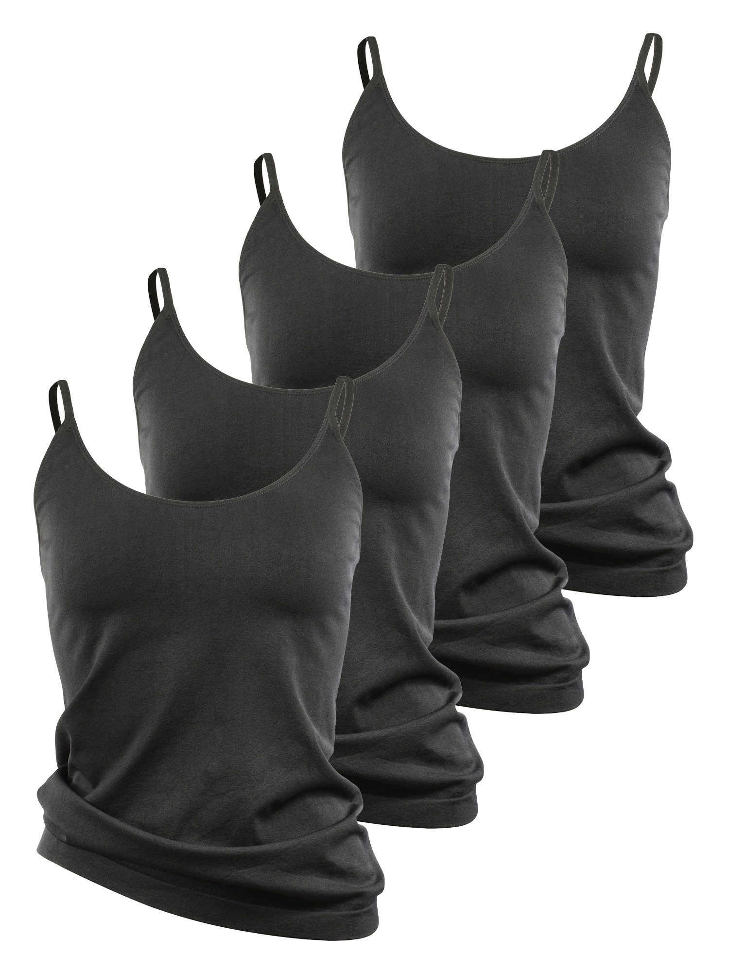 Yenita® Unterhemd Träger Top (4-St) in angenehmer Microfaser-Qualität günstig online kaufen