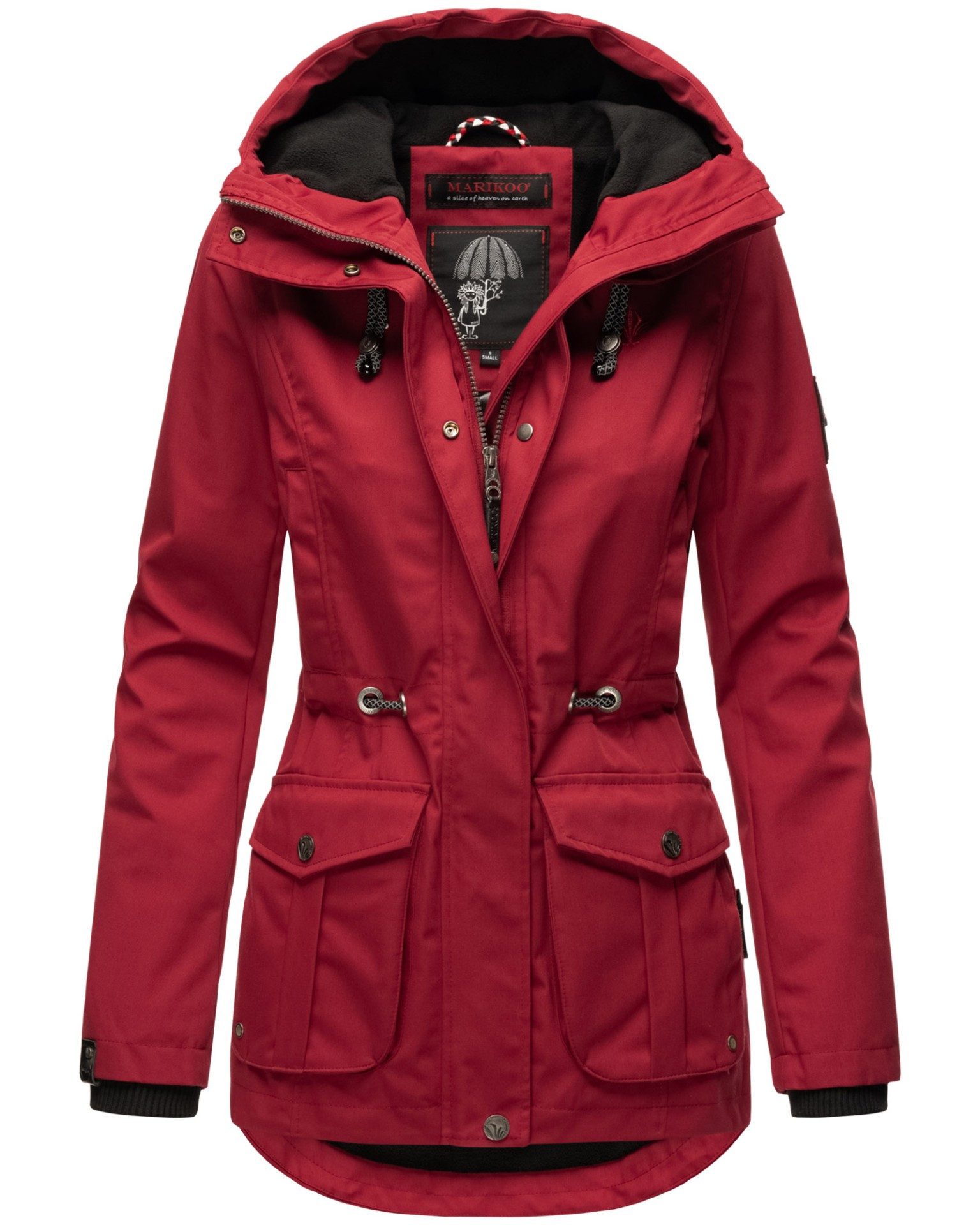 Marikoo Outdoorjacke mit verstellbarer Kapuze günstig online kaufen