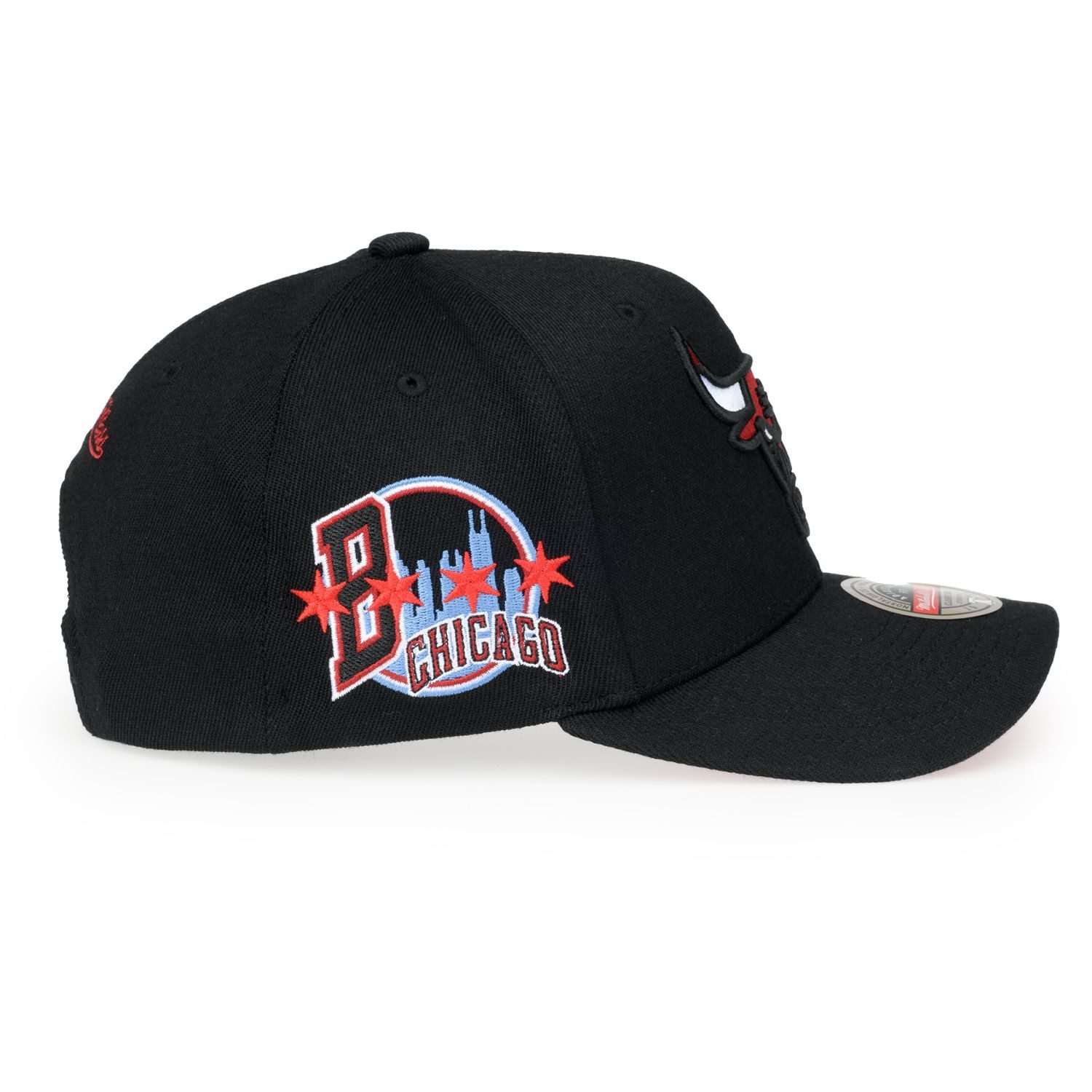 Mitchell & Ness Snapback Cap Stretch PATCH Chicago Bulls