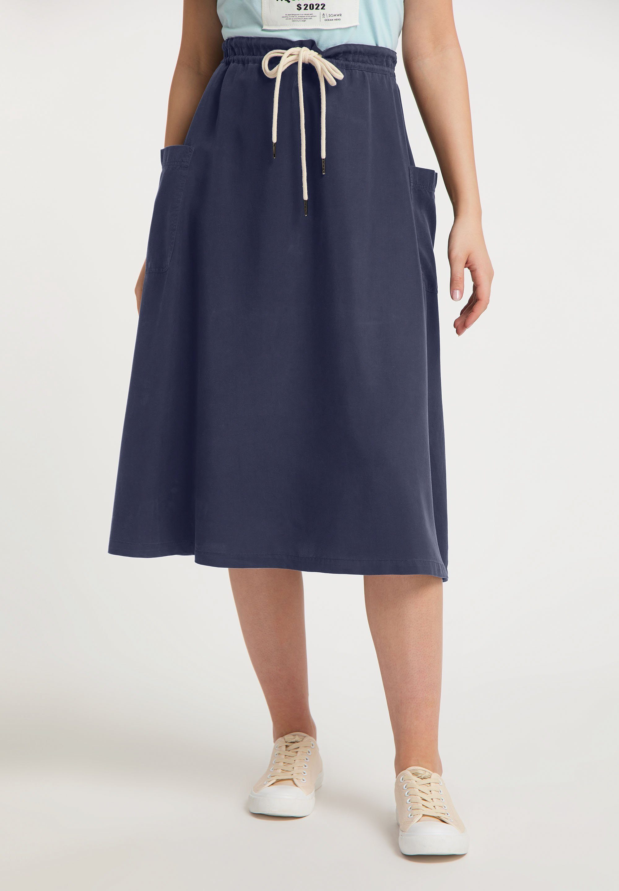Damen Röcke SOMWR Sommerrock Skirt With Sidepockets 1 Mangrove gepflanzt / 1,1 kg Strand Plastik eingesammelt